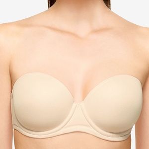 NWOT Nude Strapless Wacoal Bra